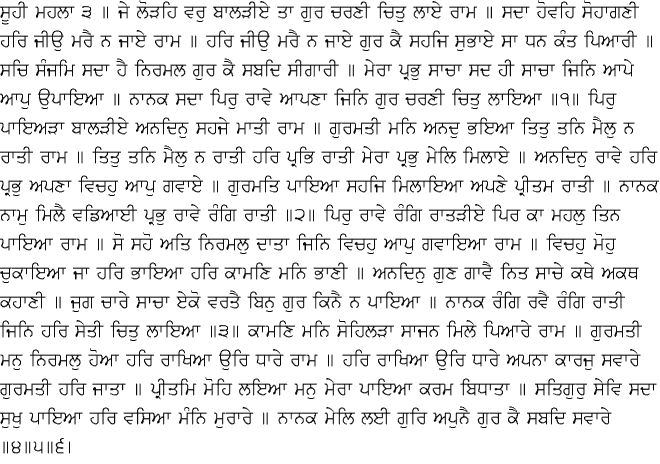 Daily Hukamnama Sri Darbar Sahib February 14, 2015